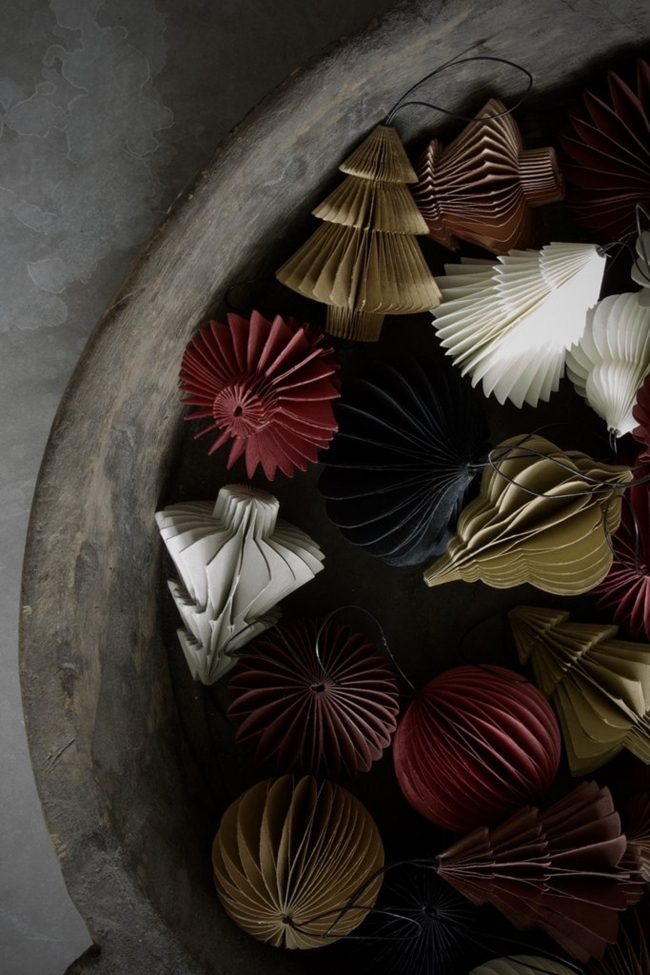 Decorazione per albero di Natale 'Onion' - Marrone chiaro