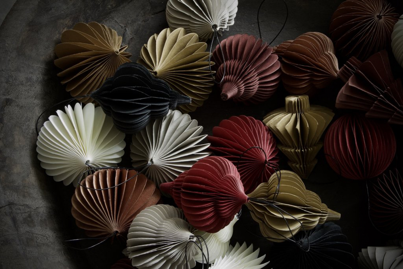 Decorazione per albero di Natale 'Onion' - Marrone chiaro