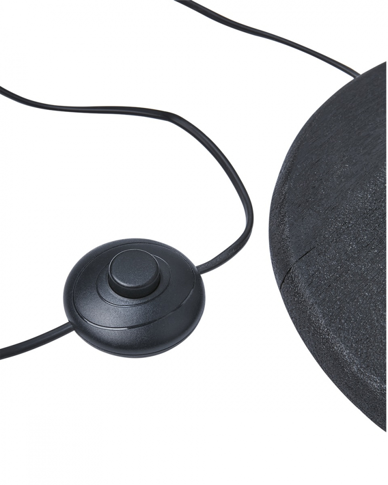 Base lampada 'Portland' - Nera