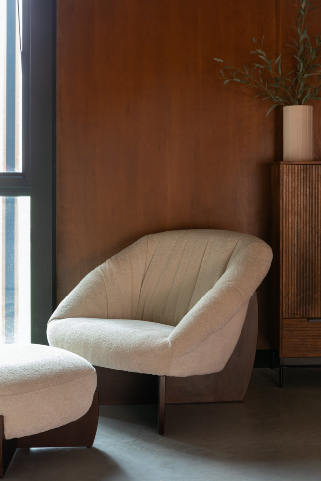 Poltrona 'Emilius' - Beige