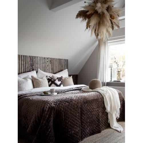 Coperta 'Cia' 260x260 - Marrone