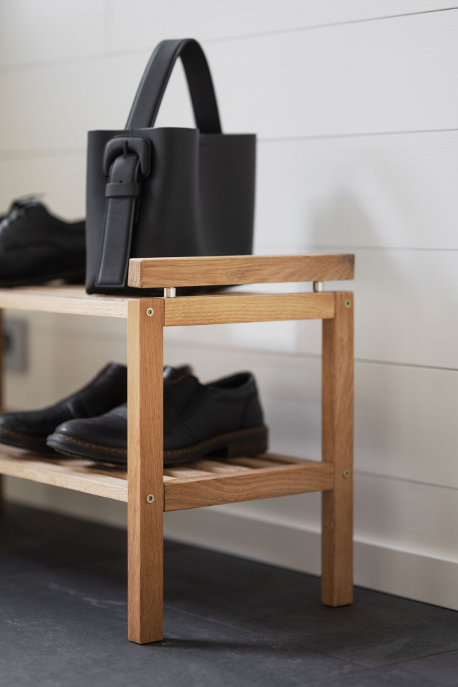 Scarpiera 'Confetti' 80cm - Rovere