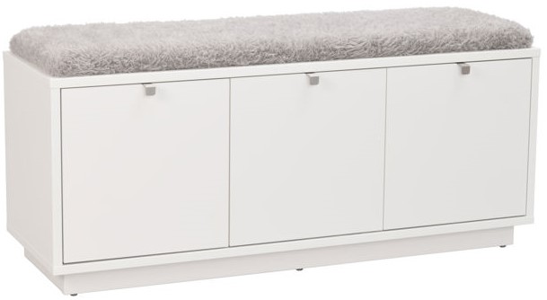 Panca 'Confetti' 106x35cm - Bianco/Nero