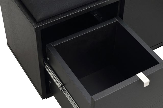 Panca 'Confetti' 106cm - Nero