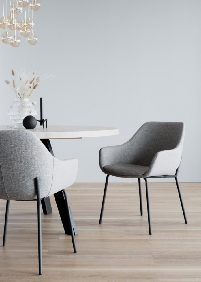 Sedia 'Haley' - Grigio