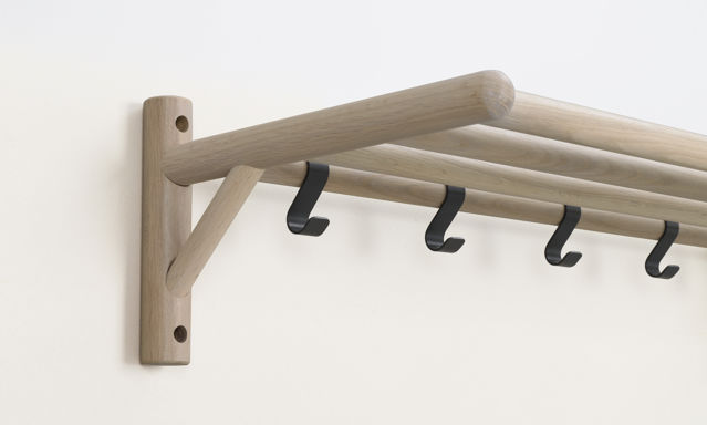 Appendiabiti 'Milford' - Bianco pigmentato