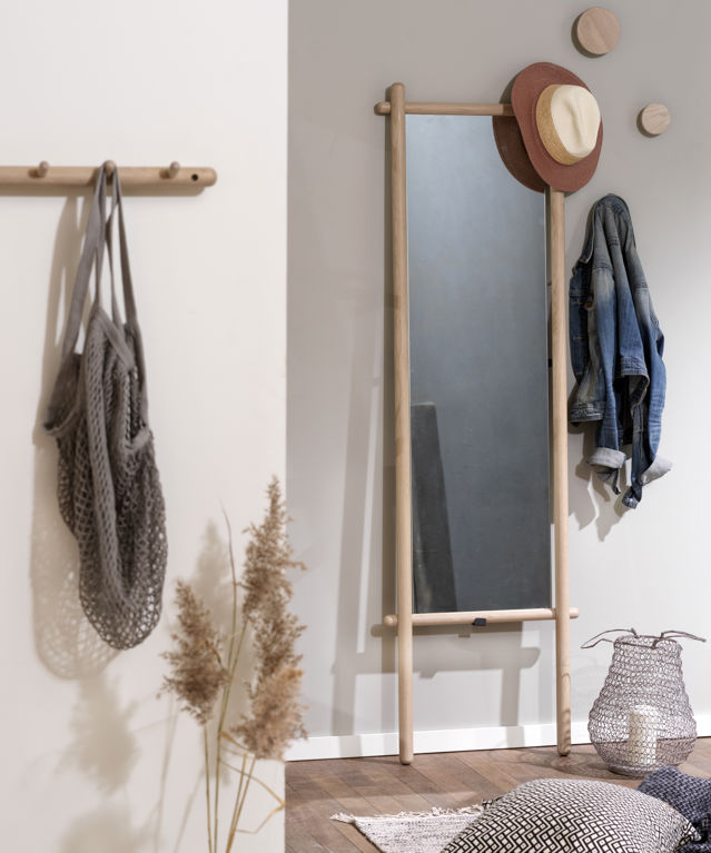 Lista di ganci 'Milford' 80cm - Bianco pigmentato