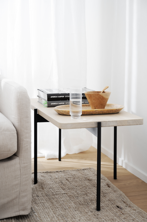 Tavolino 'Shelton' 145x60cm - Rovere bianco pigmentato