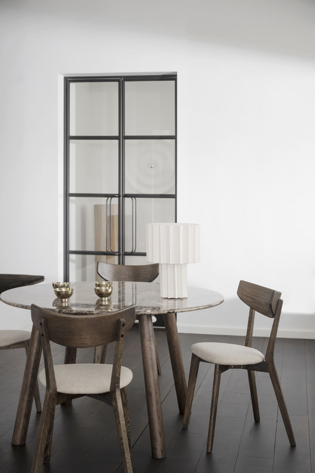 Tavolo da pranzo 'Taransay' Rotondo 125cm - Marrone