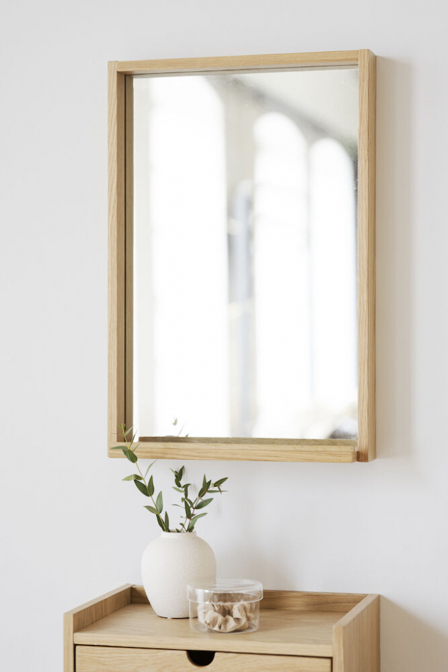 Specchio 'Hillmond' 60x40cm - Rovere
