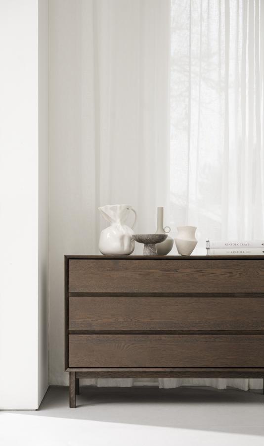 Comò 'Mackay' 3C - Marrone