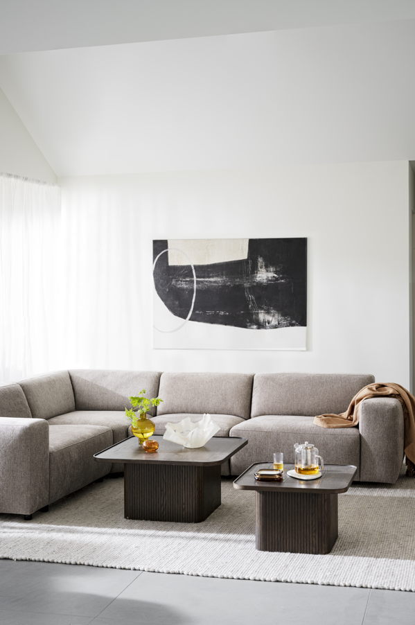 Divano angolare 2 posti 'Willard' - Beige