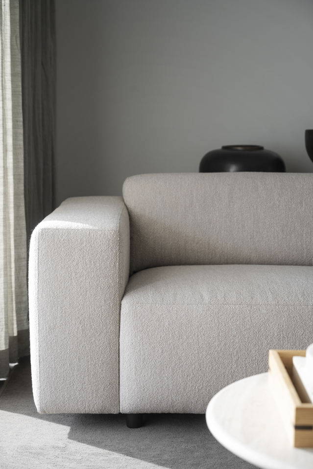 Divano 4 posti 'Willard' - Beige chiaro