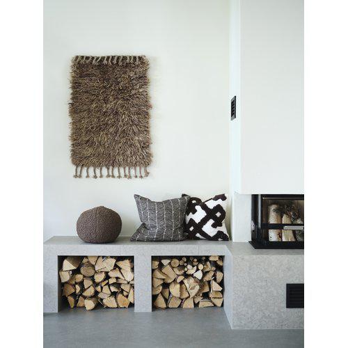 Cuscino decorativo 'Elsie' 30cm - Marrone