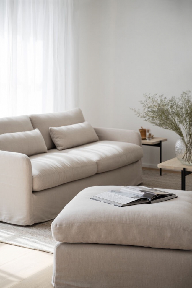 Puff 'Peyton' - Beige