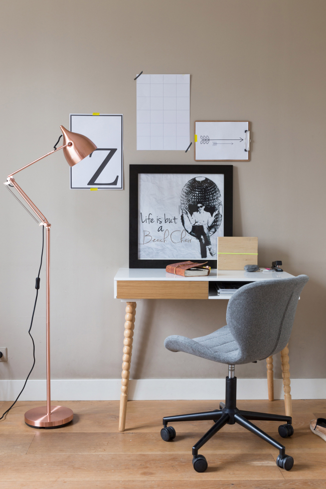 Sedia da ufficio 'Omg' - Nero/Grigio