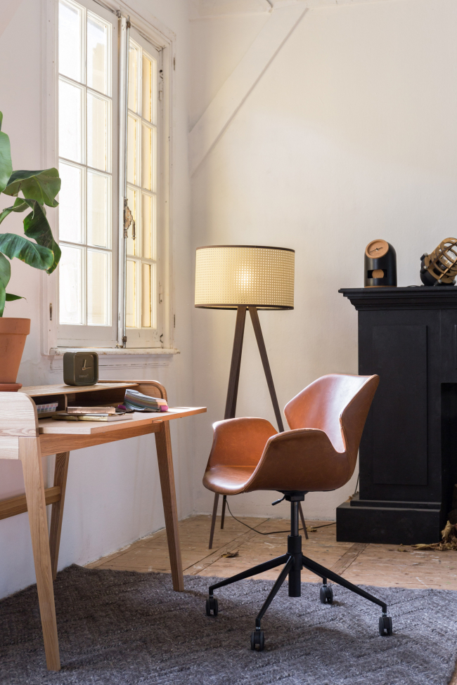 Sedia da ufficio 'Nikki' - Marrone