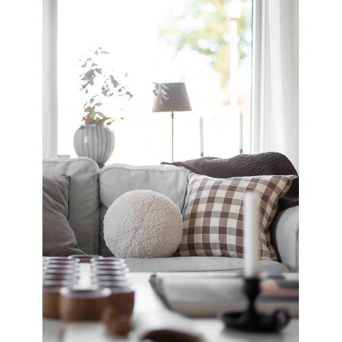 Fodera per cuscino 'Mary' 45x45 - Marrone