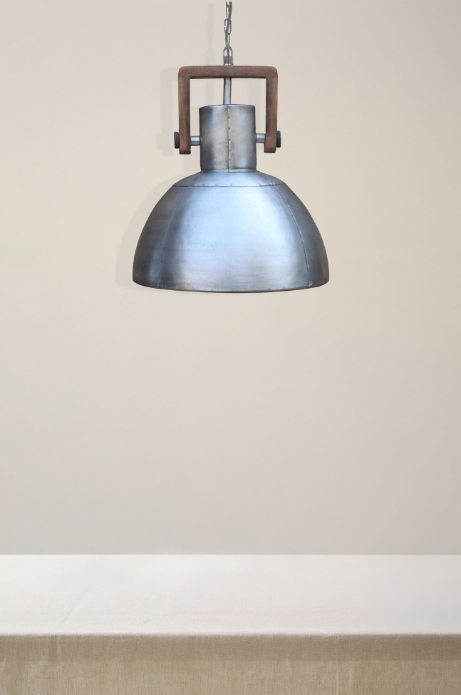 Lampada da soffitto 'Ashby Single' - Argento