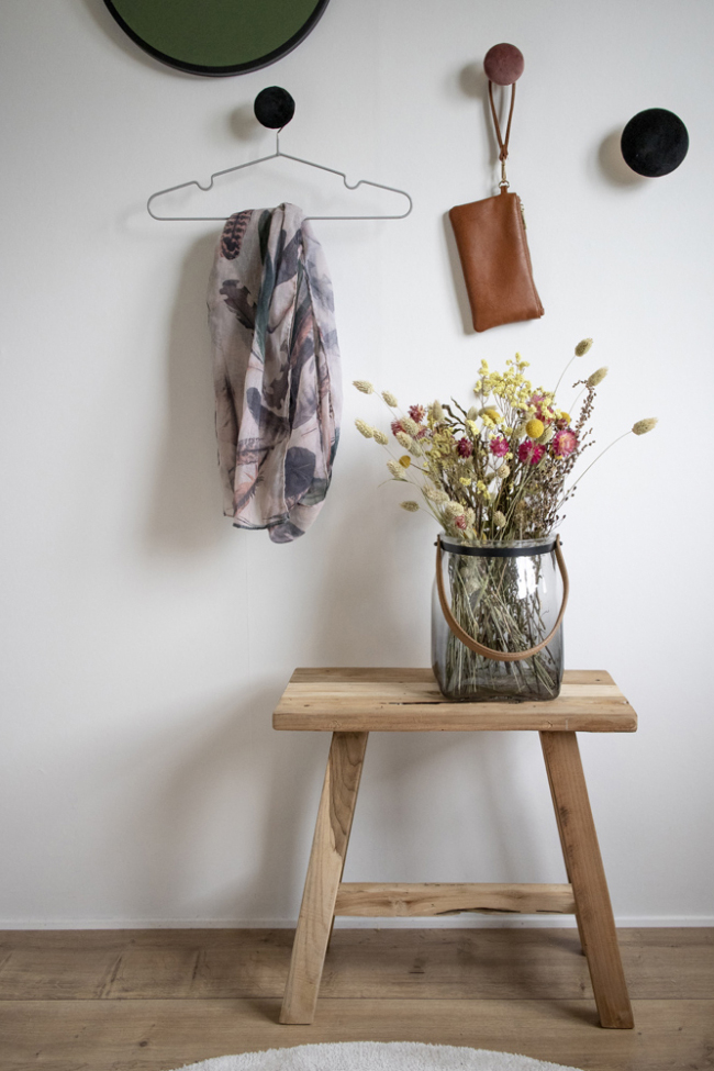 Panca in legno 'Barcellona' 50x25cm - Teak