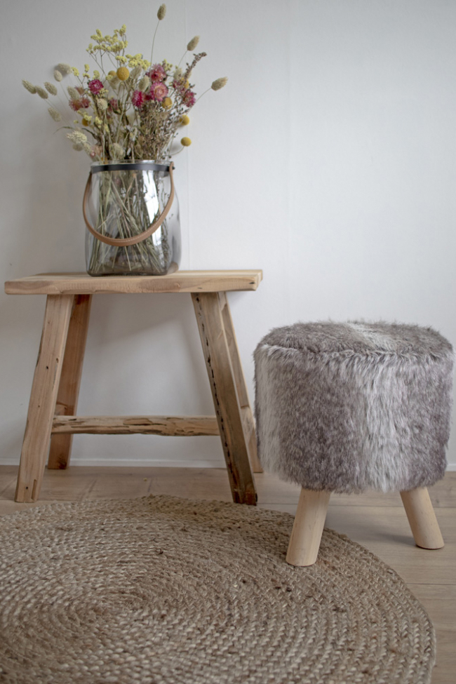 Panca in legno 'Barcellona' 50x25cm - Teak