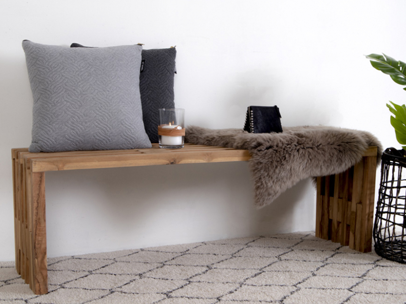 Panca 'Coloma' - Naturale