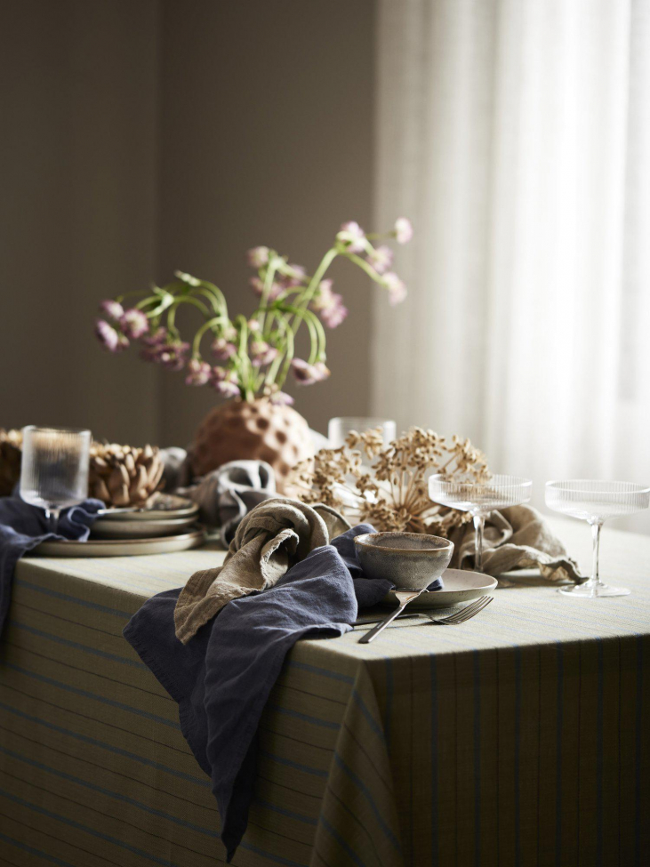 Tovaglia 'Astrid' 140x280 - Verde