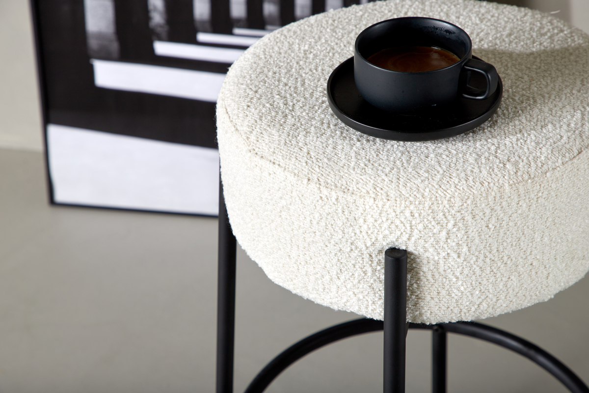 Sgabello 'Eigersund' - Bianco