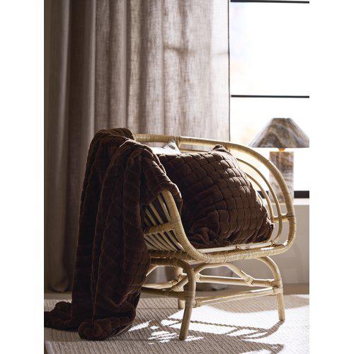 Plaid 'Luna' 120x150 - Marrone