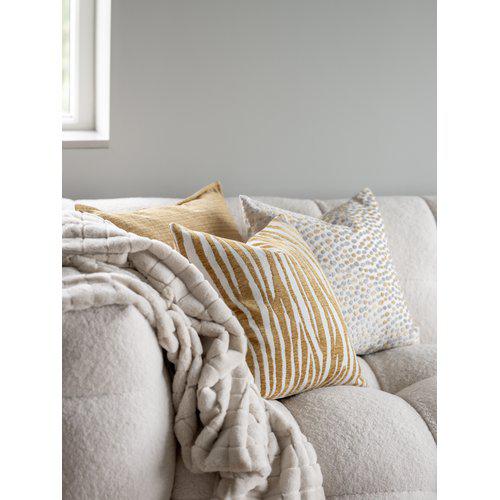 Fodera per cuscino 'Marty' 45x45 - Gialla