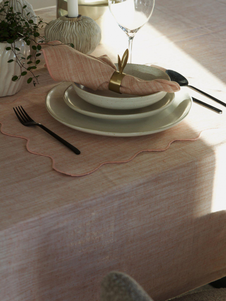 Tovaglia 'Sabina' 160x280cm - Rosa