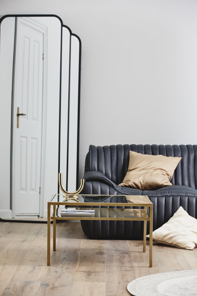 Specchio da parete 'SKYLARK' 100x200cm - Nero