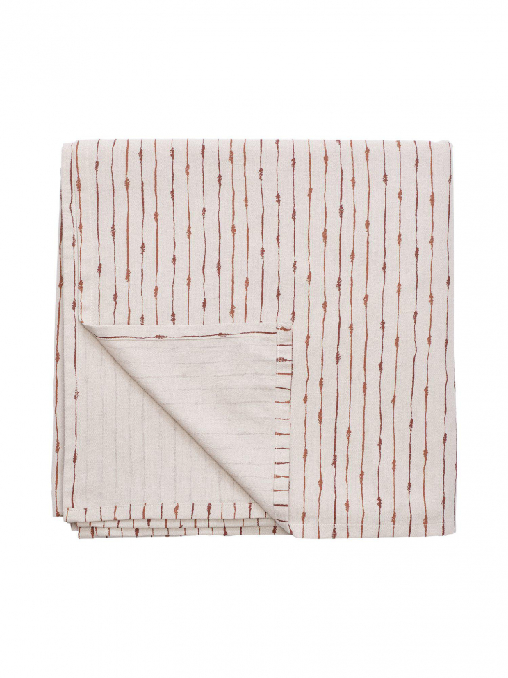 Tovaglia 'Unni' 145x280 - Marrone