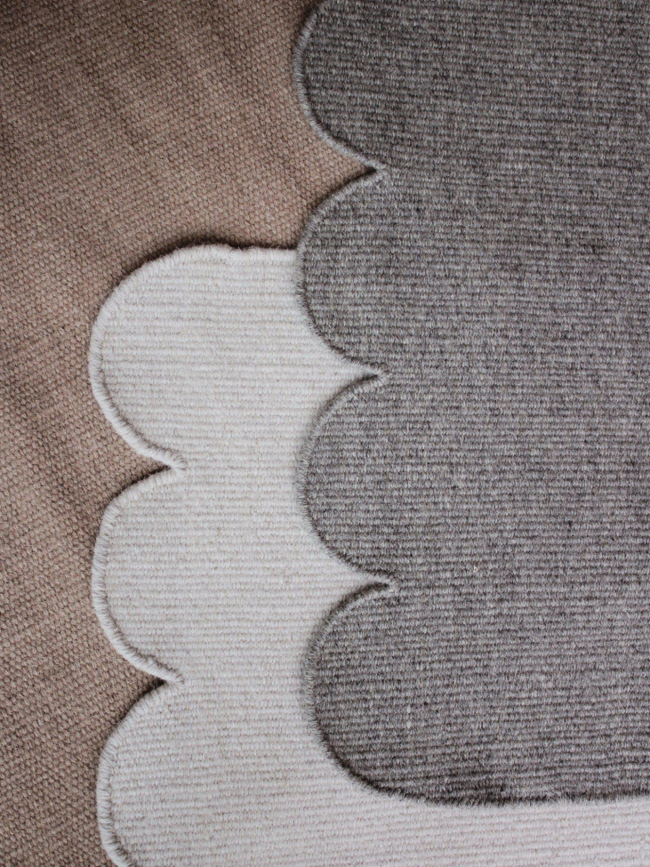 Tappeto in lana 'Fia' 70x140cm - Bianco sporco