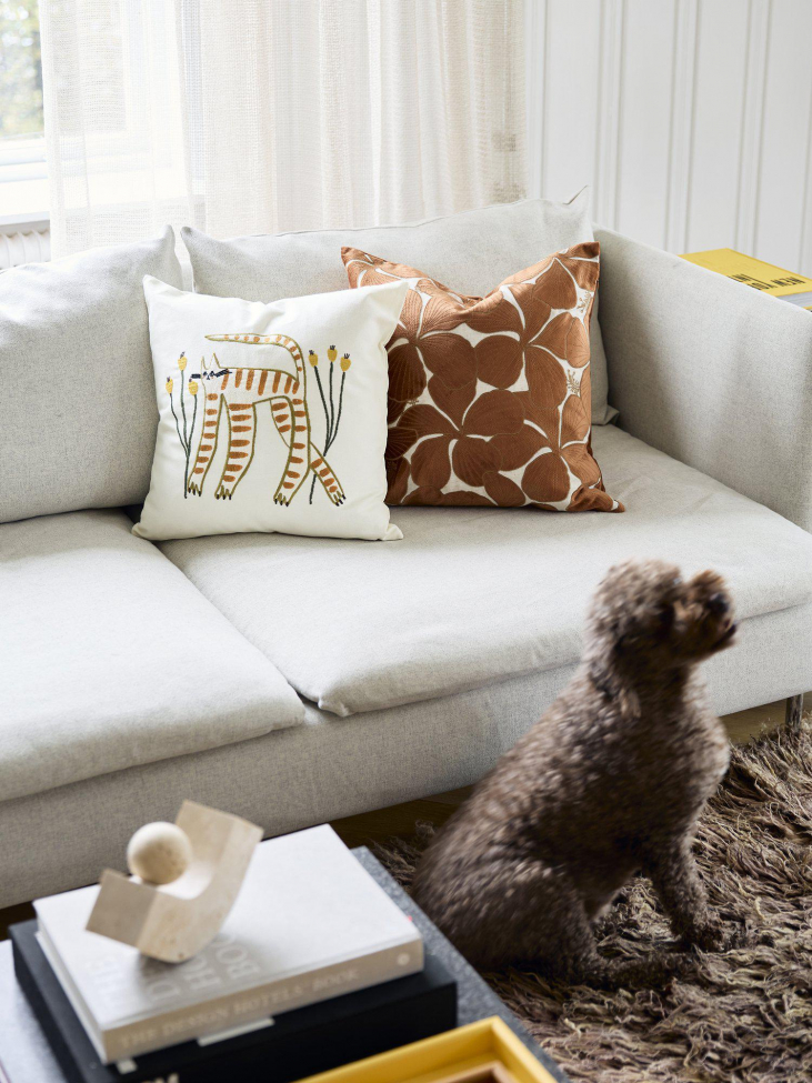 Fodera per cuscino 'Lilja' 45x45cm - Beige