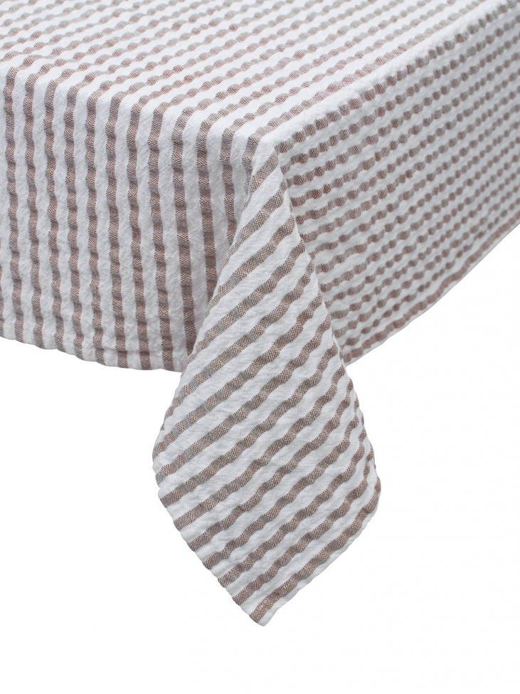 Tovaglia 'Agata' 145x280cm - Marrone
