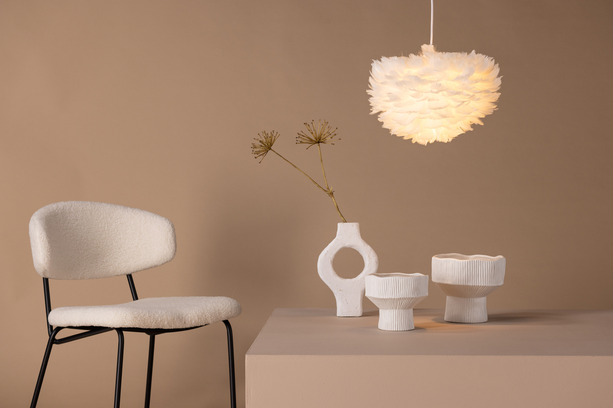 Lampadario 35x35 'Lovisa' - Bianco