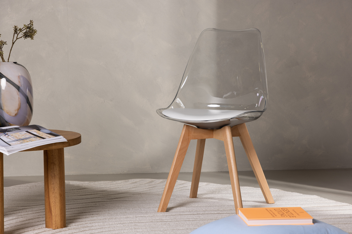 Sedia 'Edvin' - Trasparente