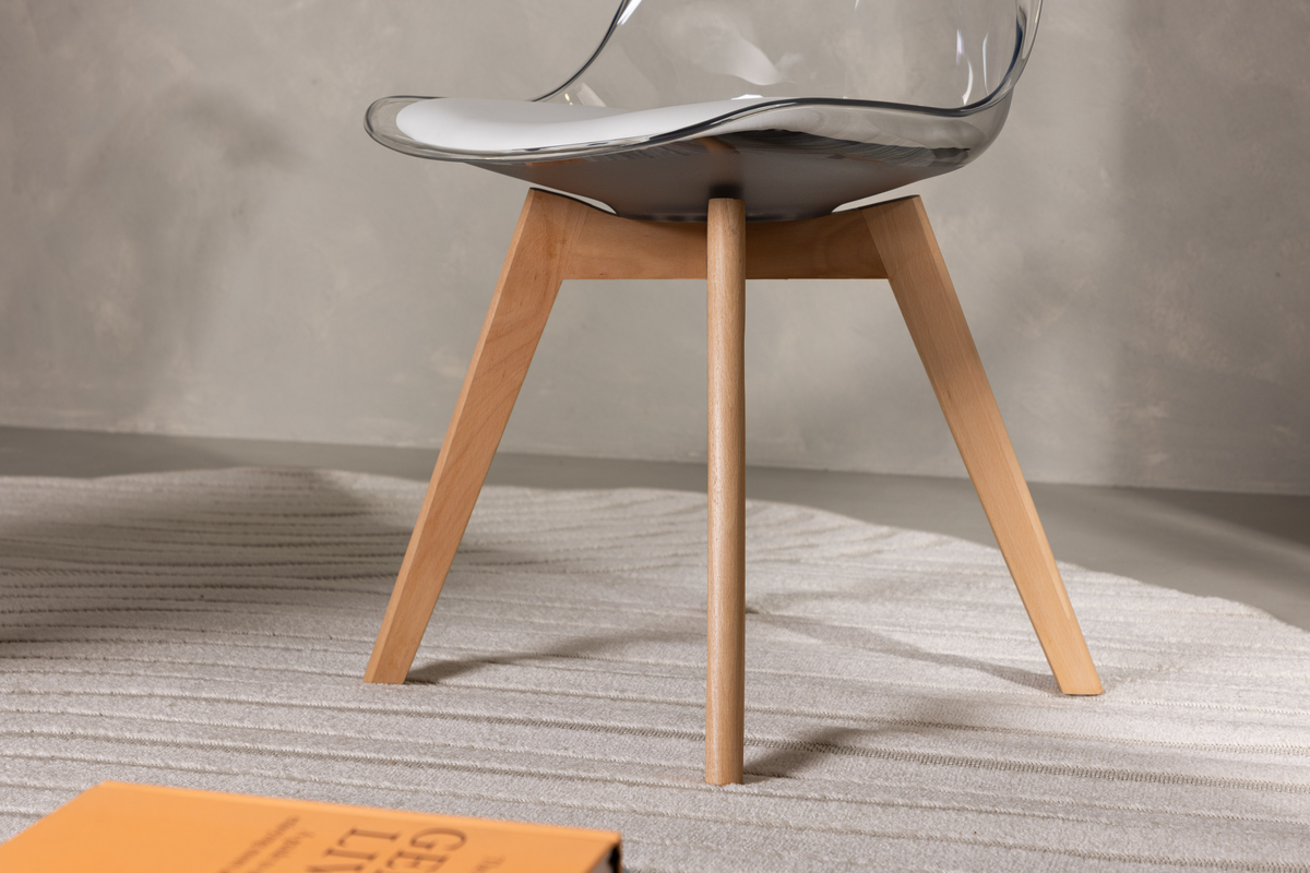 Sedia 'Edvin' - Trasparente