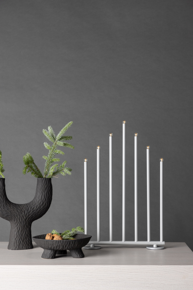 Candelabro dell'Avvento 'Åkinge' - Argento