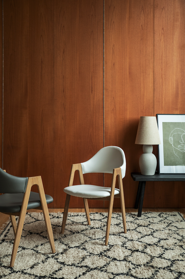 Sedia 'Stylish grey' - Rovere/Grigio