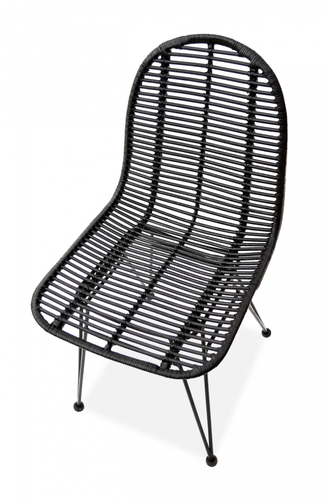 Sedia da giardino 'Solis' 2 - Rattan nero