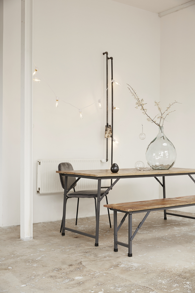 Tavolo da pranzo Vintage 180x80cm - Naturale