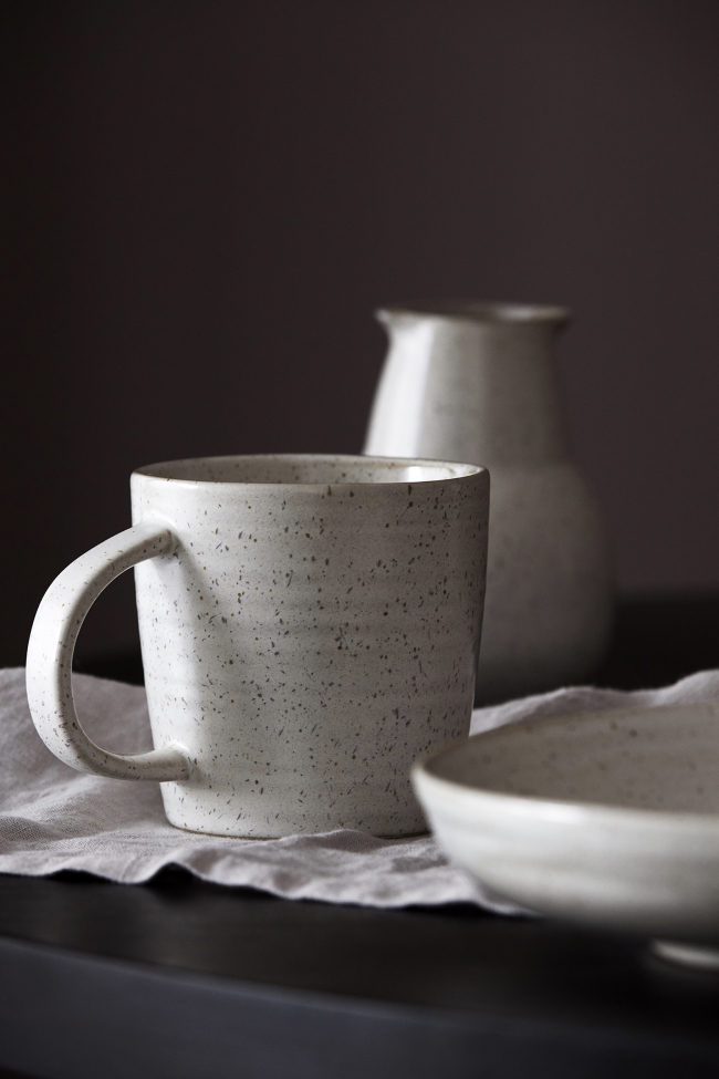 Tazza 'Pion' - Grigio/Bianco