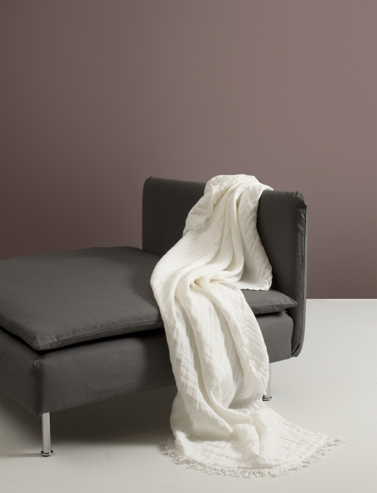 Coperta 'Hannelin' 130x170 - Bianco