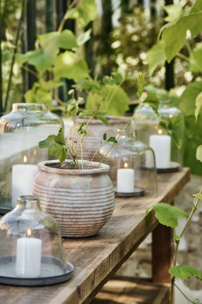 Panca con ripiani 'Unique' - Naturale