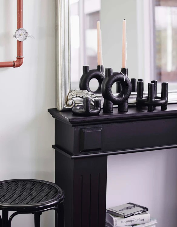 Candelabro 'TORO' - Nero