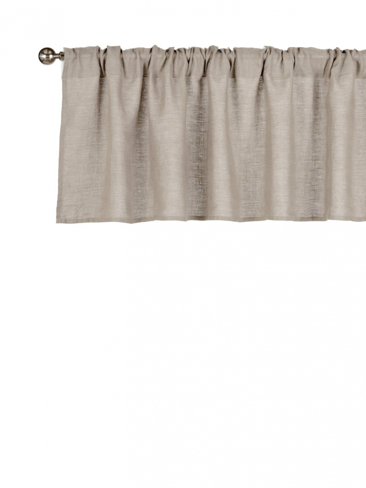 Cappa per tende 'Julie' 50x250 - Lino/Bianco