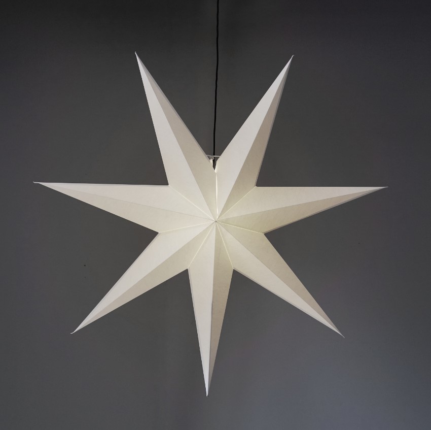 Stella di Natale 'Frozen' - Bianca