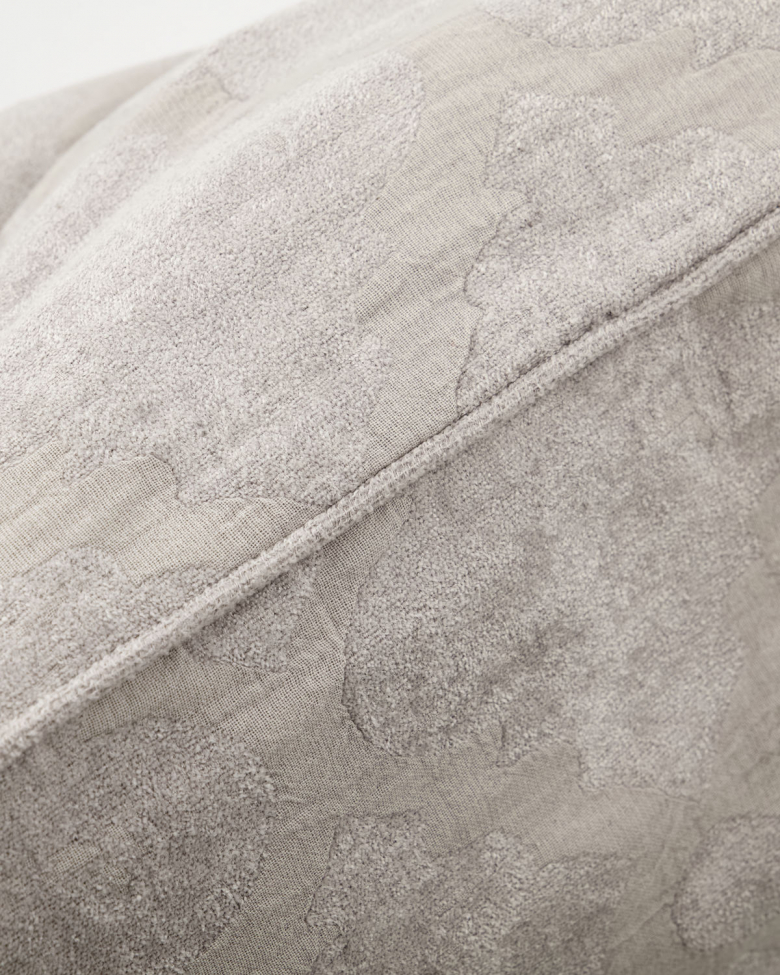 Fodera per cuscino 'Wail' 50x50cm - Grigio chiaro